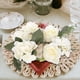 thumbnail image 5 of Flores rosas artificiales, flores falsas, rosas, decoración floral, decoración de jardín, 5 of 6