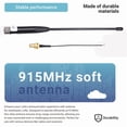 thumbnail image 4 of Antena de 915 MHz, Ganancia 8 DBi, Látigo Suave Alcance con Cable Adaptador SMA, Omni SMA para Meshtastic, 4 of 5