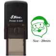 thumbnail image 1 of eloria Santa Symbol Symbol Green Ink Self Inking Rubber Stamp Office & Commercial Use Office Stationary, 1 of 1