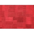 thumbnail image 1 of Ahgly Company Indoor Rectangle Patchwork Red Transitional Area Rugs, 7' x 10', 1 of 4
