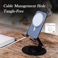 thumbnail image 6 of 360° Rotating Magnetic Desk Phone Stand for MagSafe, Tilt Adjustable Non-Slip Holder, Office Desk Accessory for 12-17 Series & Android Devices (Charger Not Included), 6 of 9