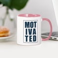 thumbnail image 3 of CafePress - Motivated Pattern - 11 oz Ceramic Mug - Novelty Coffee Tea Cup, 3 of 4