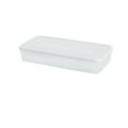 thumbnail image 3 of Fiudx Caja de Almacenamiento para Refrigerador, Plástico Transparente, Gran Capacidad, Tapa para Mantener La Frescura con Escurridor, Apta para Alimentos, Ideal para Refrigerador, Solución de Almacen, 3 of 7