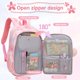 thumbnail image 3 of Mochila escolar Alrisg Lovely para niñas de 17 pulgadas, rosa, 3 of 7