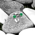 thumbnail image 3 of Natural Green Onyx 925 Sterling Silver Ring s.7 Jewelry R-1516 SDR186726, 3 of 5
