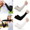 thumbnail image 2 of Protège-bras Unisexes pour Hommes Femmes Manchons Chauffants Manchons de Sport Protection Solaire UV Couverture de Main Support Course Pêche Cycli DMH, 2 of 7
