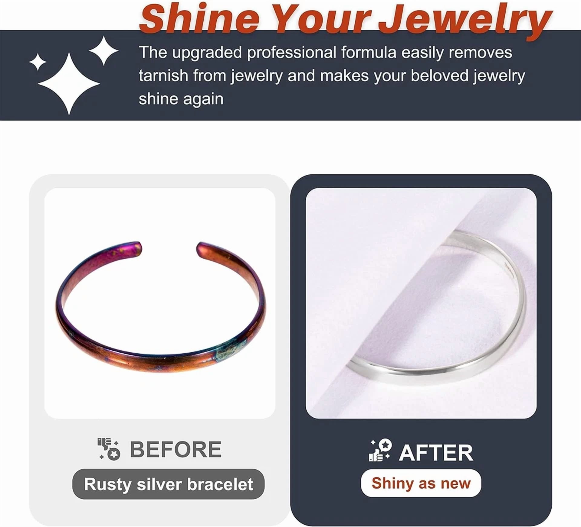 BUTTERFLY- 2Pcs Multi-Layer Jewelry Cleaning Cloth, Large Silver Polishing Cloth, 100% Cott