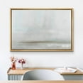 thumbnail image 2 of PixonSign Framed Canvas Print Wall Art Pastel Gray Paint Watercolor Landscape Abstract Shapes Illustrations Modern Art Decorative Minimal Relax/Calm for Living Room, Bedroom, Office - 16"x24" NATURAL, 2 of 5