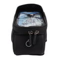 thumbnail image 1 of Bolsa de Montaje en Bicicleta, Patrón de Carbono Pu Tejido Impermable y Bollar de Bicicleta de Bucle para Ciclismo, 1 of 7