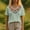 Green, variant on Womens Shirts Short Sleeve V-Neck Juniors Tops Soft Holiday Regular Vintage Graphic Casual Tops,Black XXL