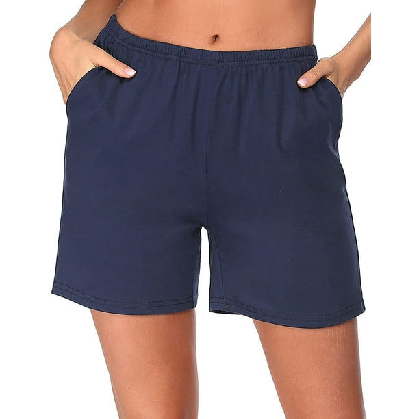 Pajama Shorts Women's Soft Sleep Lounge Shorts Stretchy Cotton