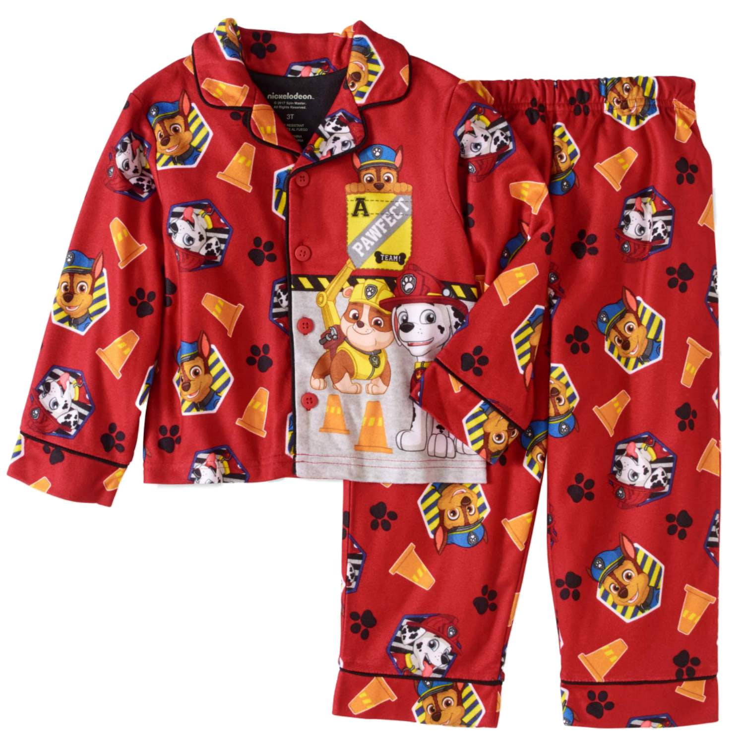 Nickelodeon Boys Paw Patrol 2-Piece Pajama Set