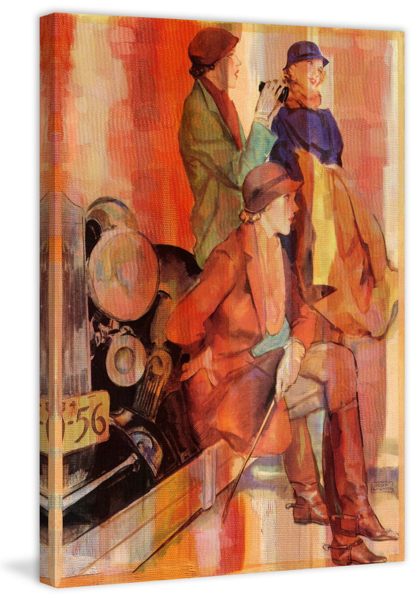 Parvez Michel Inc Parvez Taj - Girls Day Painting Print on Canvas - Multi-color