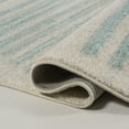 thumbnail image 6 of JONATHAN Y MOROCCAN HYPE 3 x 5 Area Rug, Khalil Berber Stripe - Cream/Turquoise, MOH207B-3, 6 of 10