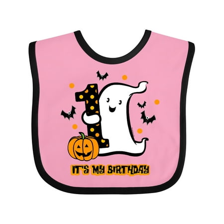 

Inktastic Little Ghost 1st Birthday Gift Baby Boy or Baby Girl Bib