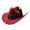 Wine, variant on SRZYMJ Western Cowboy Hat for Men Women Jazz Hat Unisex Oktoberfest Hat Ethnic Style Hat Wide Brimmed Hat