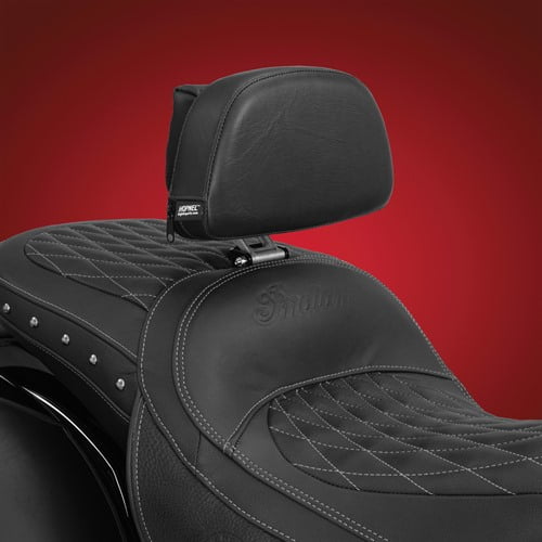 Show Chrome (New) 30-208 Detachable fits Smart™ Mount Backrest - Black