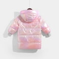 thumbnail image 2 of LFEOOST Winter Jackets for Toddler Baby Girls Boys Fleece Jacket Warm Lined Coats Jackets Hooded Casual Outwear Pink 120, 2 of 5