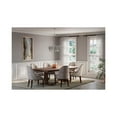 thumbnail image 3 of Alexa Collection Five-Light Brushed Nickel Etched Linen With Clear Edge Glass Modern Chandelier Light, 3 of 13