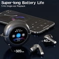 thumbnail image 5 of Auriculares Inalámbricos con Bluetooth y Pantalla LED, IPX5, Resistentes Al Agua, con Reducción de Ruido para Hacer Deporte y Correr, 5 of 5