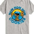 thumbnail image 3 of Sesame Street - Nom Nom Nom Cookies - Toddler and Youth Short Sleeve Graphic T-Shirt, 3 of 5