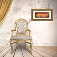 thumbnail image 3 of Werner 24x11 Gold Ornate Wood Framed with Double Matting Museum Art Print Titled - FLAMINGOS IN THE SUNSET, 3 of 4