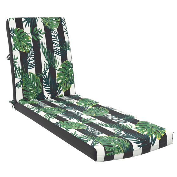 Mainstays 74" x 22" Tropical Cabana Lounger Outdoor Seating Cushion, Water Repellent