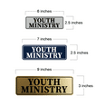 thumbnail image 4 of Standard Youth Ministry Sign (Ivory/Dark Brown) - Large, 4 of 5