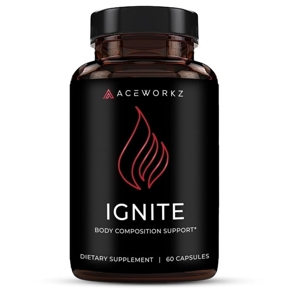 Ignite - Thermogenic Fat Burner & Nootropic - Weight Management, Craving Control, Metabolism Support - Focus & Energy Support - BioPerine® for Enhanced Absorption (60 Capsules)