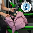 thumbnail image 5 of Dark Green Leafy Dinosaurs Pattern Hot Yoga Mat Towel Non Slip for Hot Yoga - Quick-Drying Yoga Mat Cover with 4 Corner Pockets with Travel Bag - Hot Yoga Towel Non Slip 70"x26", 5 of 6