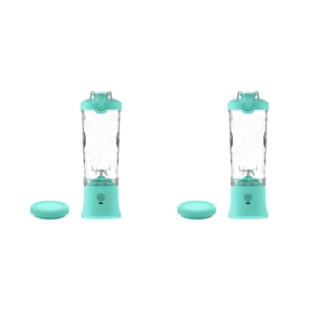 Advancent Mezclador de frutas USB de carga 600ml de alta capacidad portátil multifuncional PC licuadora portátil exprimidor Type7 NO7