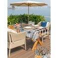 thumbnail image 4 of Outdoor Tablecloth with Umbrella Hole and Zipper, Fall Pumpkins Rectangle Table Cloth 60x84 Inch Waterproof Tablecloth, Thanksgiving Turkey Maple Buffalo Plaid Picnic Table Cover for Patio Camping, 4 of 7
