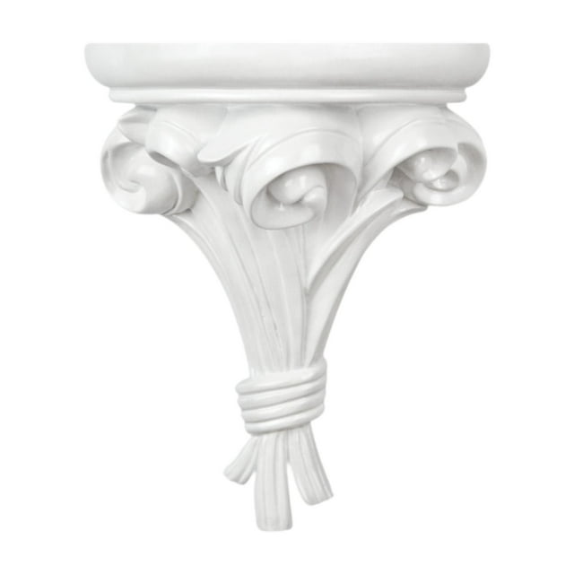 GUOOL Étagère Murale Salon Bureau Décorative 3D Chambre Rétro Décoration Blanc Petite