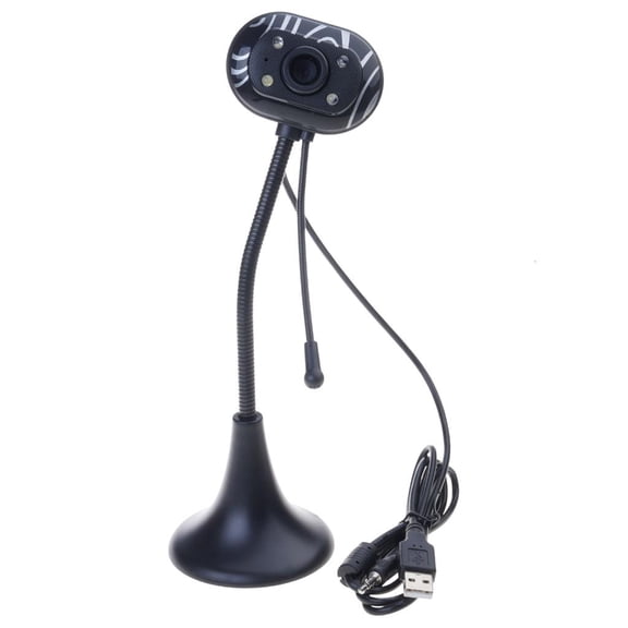 Yammee High Definitions Mini Webcam USB Rotatable PC Camera 360 Degree Rotation Builts In Microphones for Laptop and Desktop