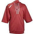 thumbnail image 2 of Rawlings Adult Short Sleeve Hoodie Scarlet Medium, 2 of 3