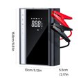 thumbnail image 3 of 1. 80W Cordless Tire Inflator with Digital Display, 150PSI Portable Air Compressor for Car Motorcycle, 3 of 8