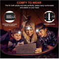 thumbnail image 5 of Linternas frontales LED recargables, linterna frontal liviana con luz roja para correr, acampar, caminar, faro ajustable para niños y adultos, 5 of 5