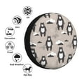 thumbnail image 3 of Bingfone Cartoon Bear Brown Spare Tire Cover Weatherproof Universal Wheel Protectors for RV Camper Travel Trailer SUV Truck-14 inch, 3 of 8
