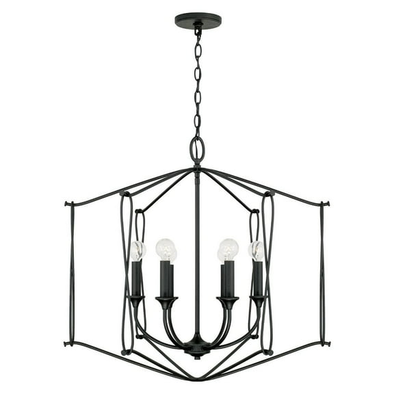 6 Light Foyer -Traditional Installation Capital Lighting 541661Bi