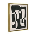 thumbnail image 3 of Stupell Industries Bold Blocked Abstract Layered Shapes Graphic Art Metallic Gold Floating Framed Canvas Print Wall Art, Design by JJ Design House LLC, 3 of 6