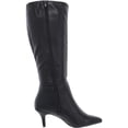 thumbnail image 2 of Charter Club Womens Cruelaa Zipper Faux Leather Knee-High Boots, 2 of 3