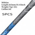 thumbnail image 1 of 13pcs/set Professional Soft Rubber Non-slip Golf Grips, Standard/Midsize, Fit All Weather 5pcs Blue Midsize, 1 of 6