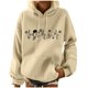 thumbnail image 1 of Sudadera Con Capucha de Navidad Para Mujer, Blusa de Camisa Con Bolsillo de Manga Larga Con Estampado A La Moda Odeerbi  ODB197362, 1 of 5