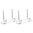 thumbnail image 2 of Clear Display Stand 2Pcs Acrylic Square for Small Picture Easel Office Use, 2 of 9