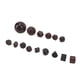 thumbnail image 3 of Juego de dados poliédricos de 15 piezas, dados de acrílico D3 a D100 para juegos de mesa, juegos de mesa, suministros para fiestas, palabras negras y rojas, 3 of 12