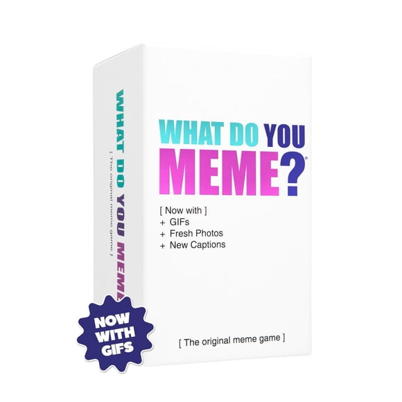 What Do You Meme? Core Game by Relatable – Adult Party Game with Captions and Photo Cards, Now Includes GIFs
