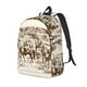 thumbnail image 1 of Easygdp Western Desert Cowboys2 Mochila de Lona Resistente para Laptop, Compatible con Laptops de 15 a 17 pulgadas, Ideal para Escuela, Trabajo y Viajes-Medium, 1 of 5