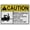 Warning Sign 3, variant on Weatherproof ANSI Forklift Sign (Before entering Chock wheels Apply jack stand & dock lock Inspect trailer Turn on entry light) 8 in" x 12 in" UV Resistant Indoor Outdoor Plastic Warning SIgn