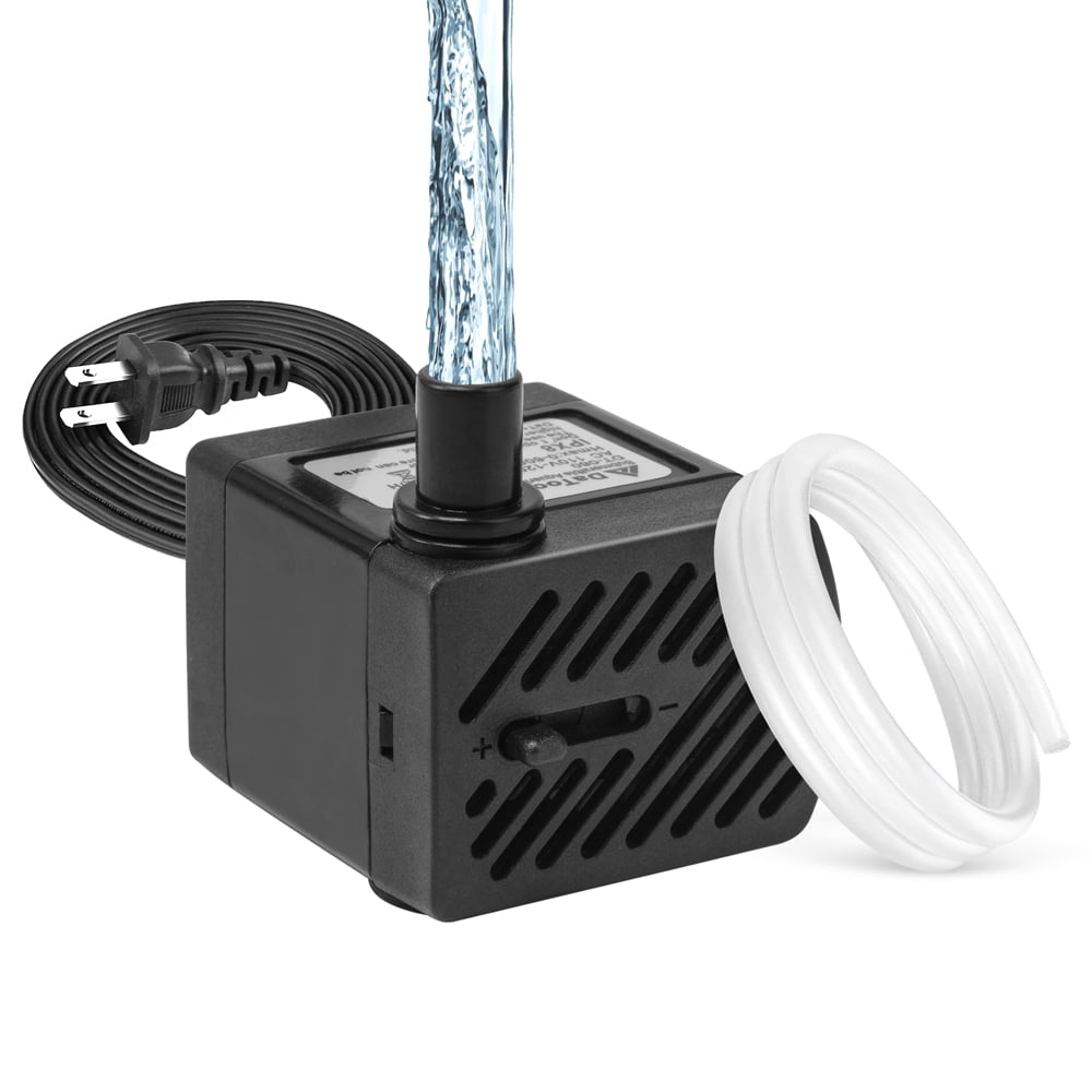 DaToo 50GPH 3W Small Submersible Water Pump Mini Fountain Pump Ultra