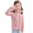 thumbnail image 5 of Zshosam Boys Jackets Toddler Girls Winter Fleece Coat Kids Hooded Jacket Baby Warm Outwear Size 4T 5T,(Pink 4-5 Years), 5 of 9